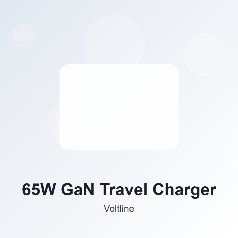 65W GaN Travel Charger
