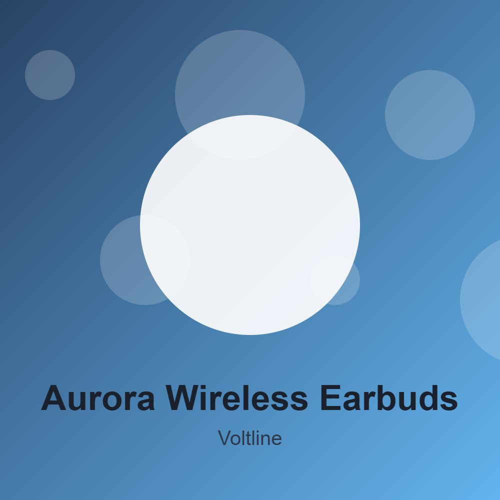 Aurora Wireless Earbuds