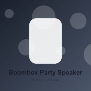 Boombox Party Speaker