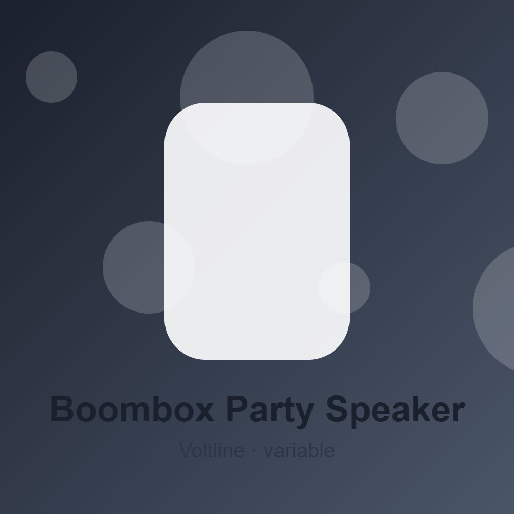 Boombox Party Speaker