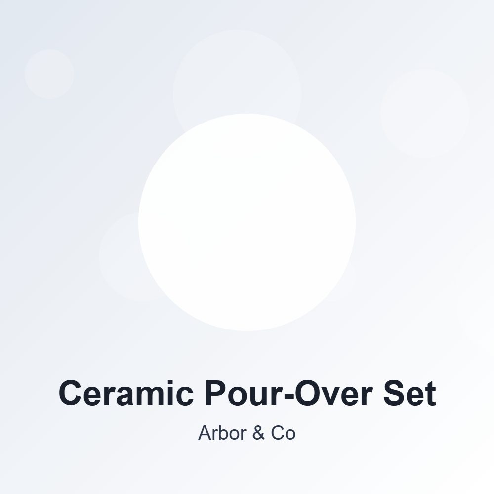 Ceramic Pour-Over Set