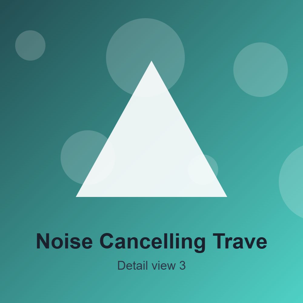 Noise Cancelling Travel Headphones detail 3