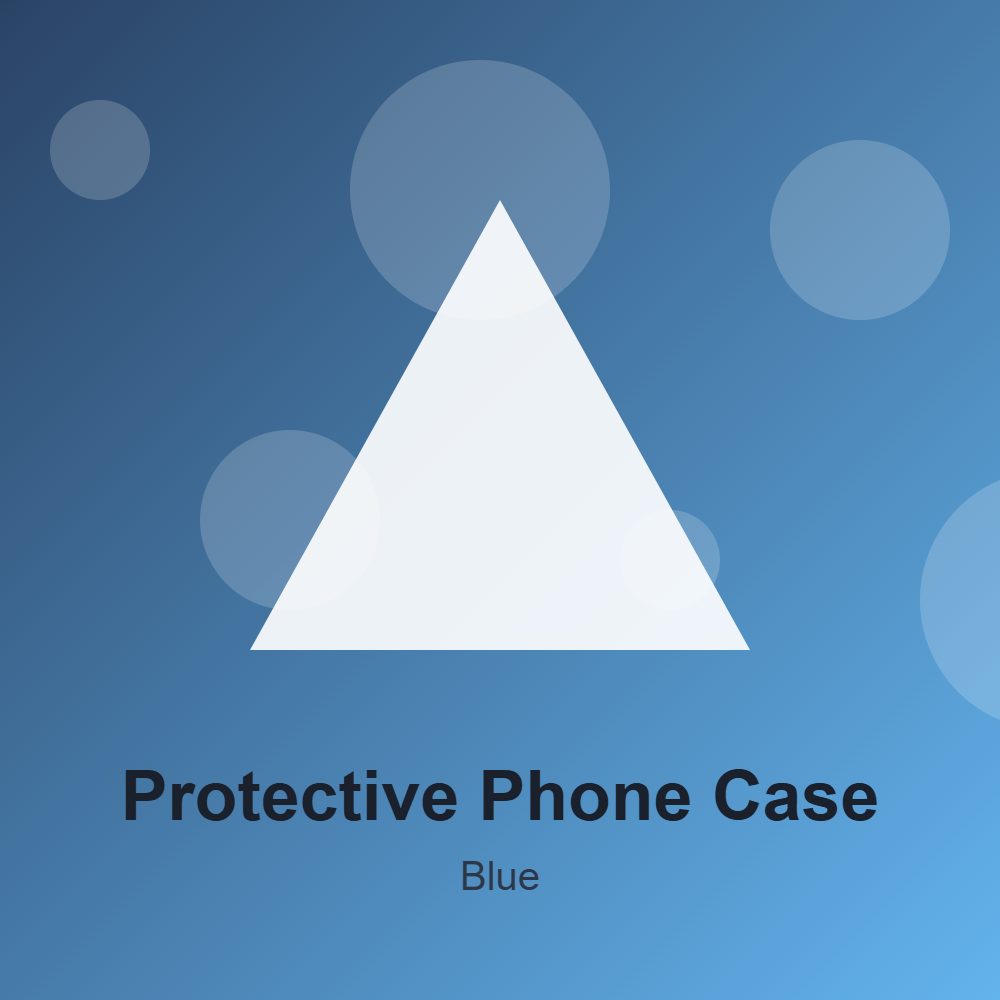 Protective Phone Case in Blue