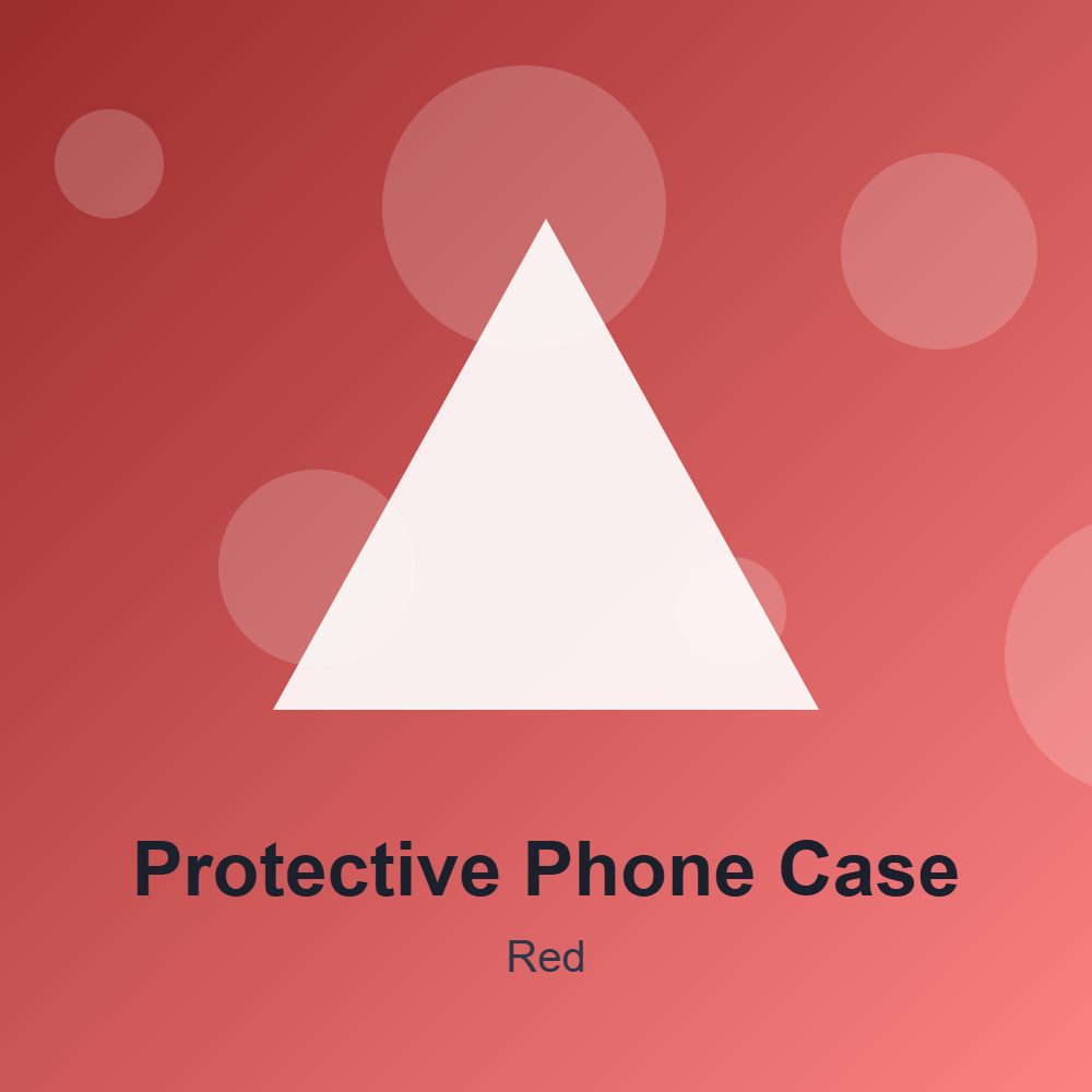 Protective Phone Case in Red