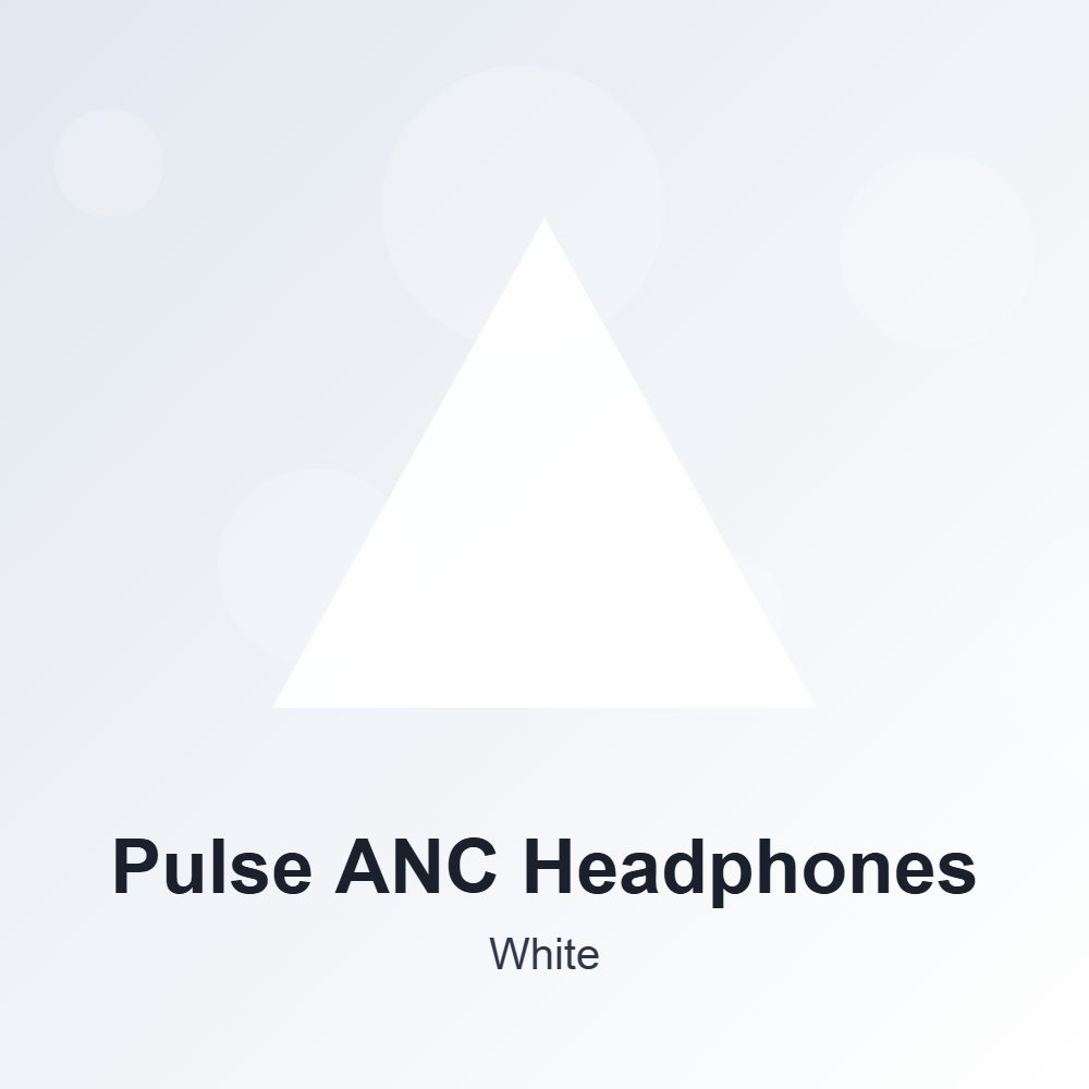 Pulse ANC Headphones in White