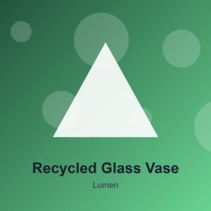 Recycled Glass Vase