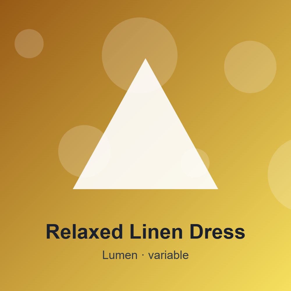 Relaxed Linen Dress
