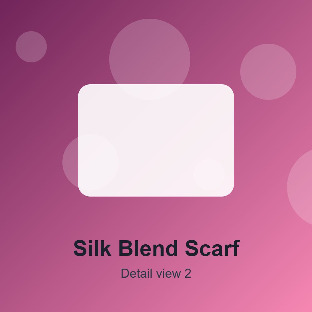 Silk Blend Scarf detail 2
