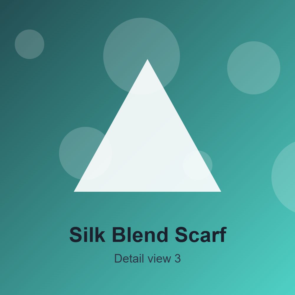 Silk Blend Scarf detail 3