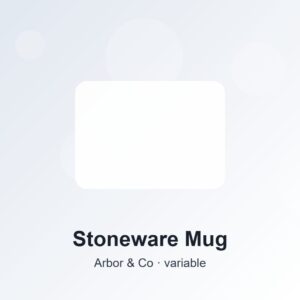 Stoneware Mug