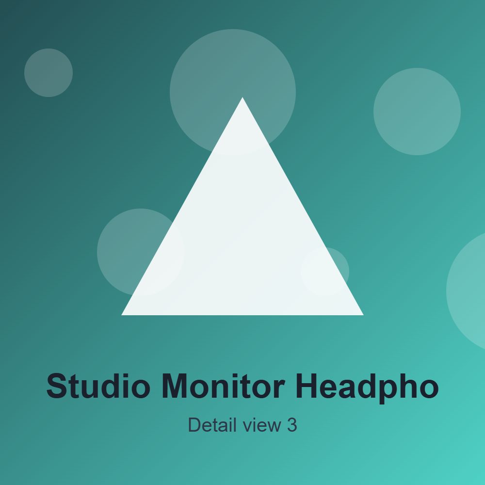 Studio Monitor Headphones detail 3