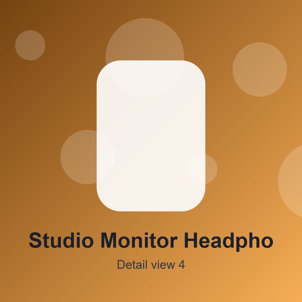 Studio Monitor Headphones detail 4