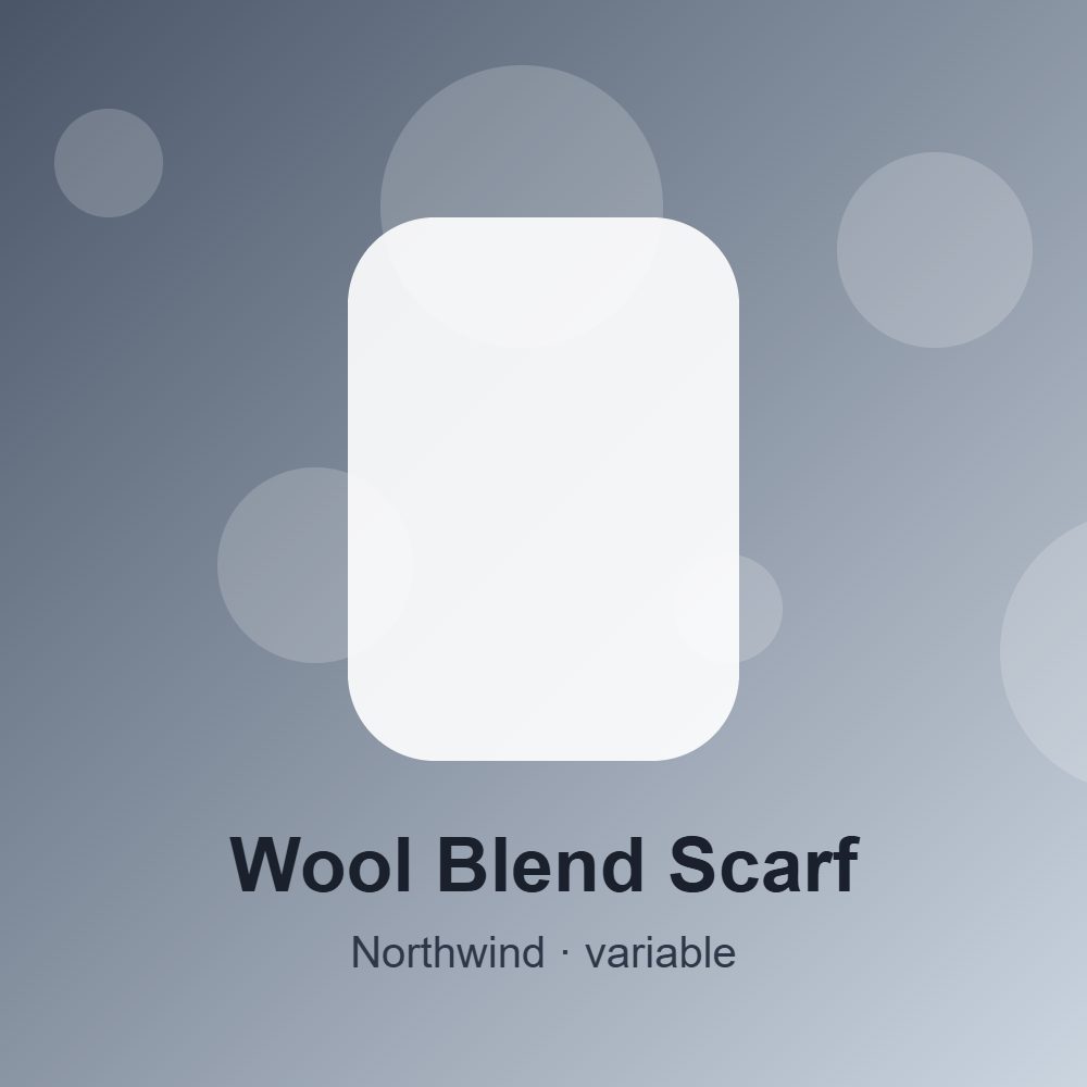 Wool Blend Scarf